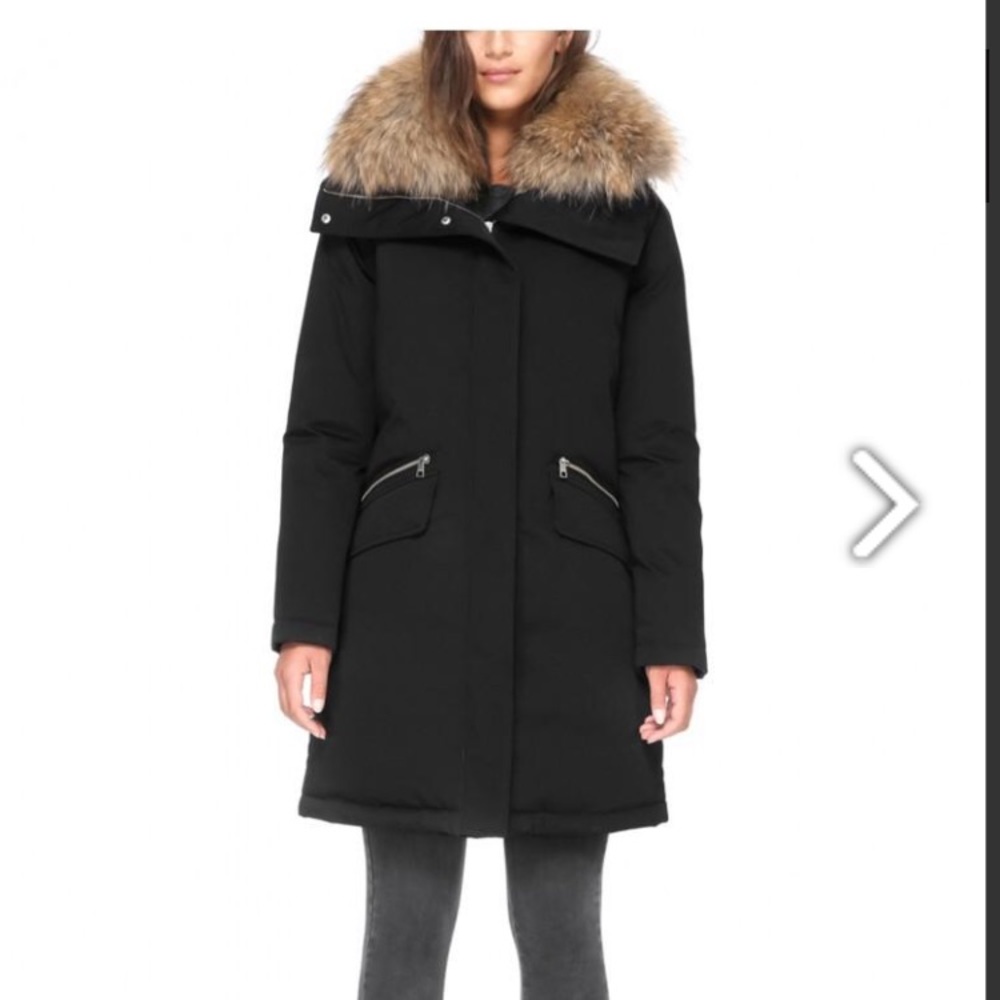 SOIA & KYO Joleen down coat.